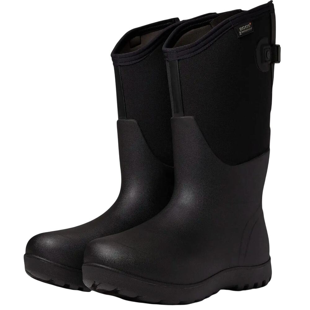 BOGS Women Neo-Classic Tall Adjustable Calf Boots Size 11 Black Waterproof NWT